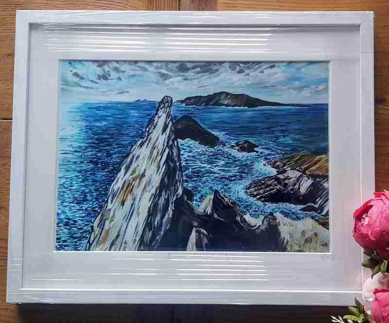 DIngle Peninsula, 55 x 45 cms framed print as shown in pics